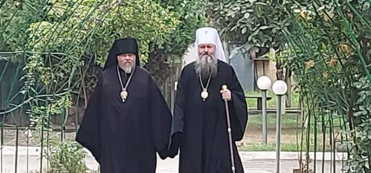Митрополит Феодосий совершил Божественную литургию в храме Иверской иконы Божией Матери при 201-й Российской военной базе