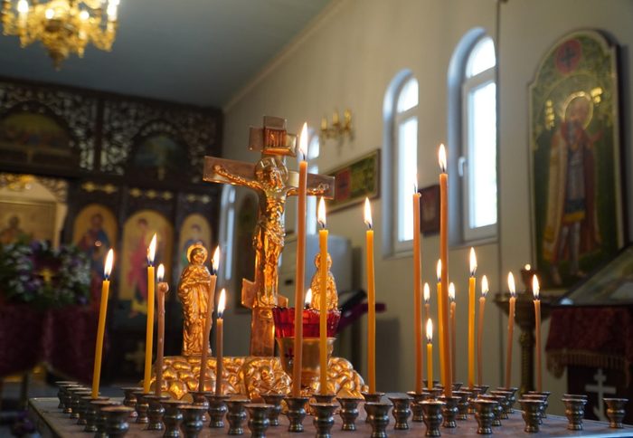 Панихида по усопшим в Свято-Никольском соборе