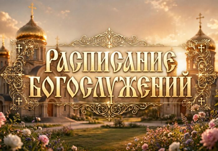 РАСПИСАНИЕ БОГОСЛУЖЕНИЙ Свято-Никольского кафедрального собора города Душанбе