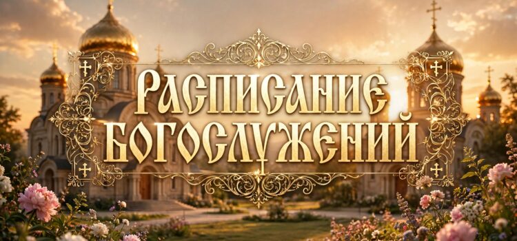 РАСПИСАНИЕ БОГОСЛУЖЕНИЙ Свято-Никольского кафедрального собора города Душанбе